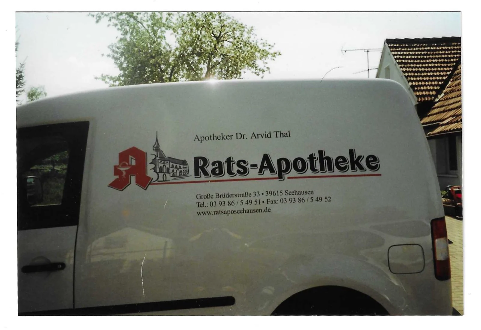 Fahrzeugbeschriftung – Rats-Apotheke, PrintLine Werbetechnik Stendal